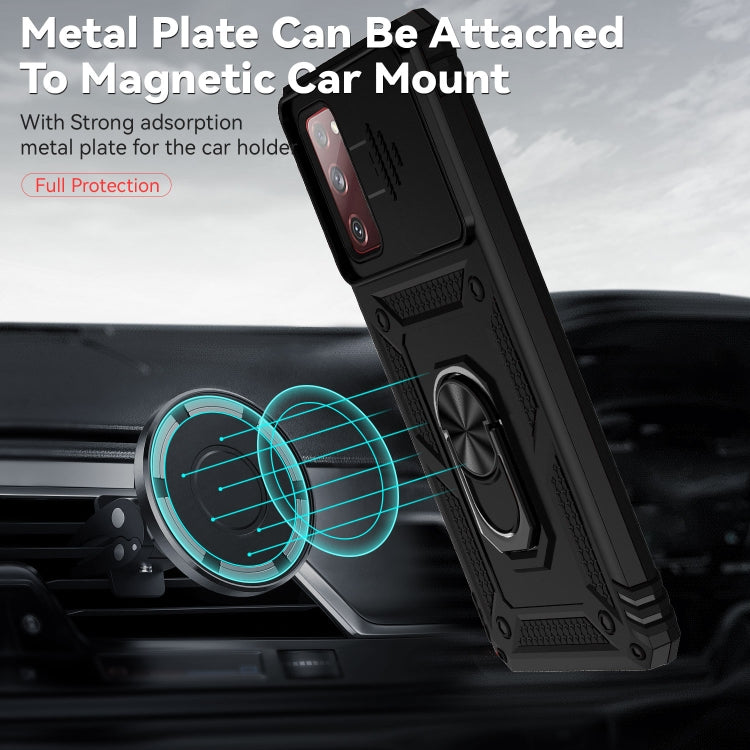 For Samsung Galaxy S20 FE Sliding Camshield Holder Phone Case(Black) - free shipping - PMC TechLife - Order now!