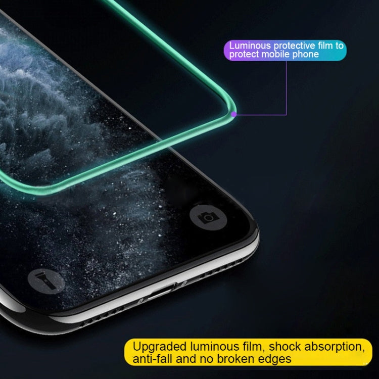 For iPhone 13 / 13 Pro Luminous Shatterproof Airbag Tempered Glass Film - iPhone 13 Tempered Glass by PMC Jewellery | Online Shopping South Africa | PMC Jewellery