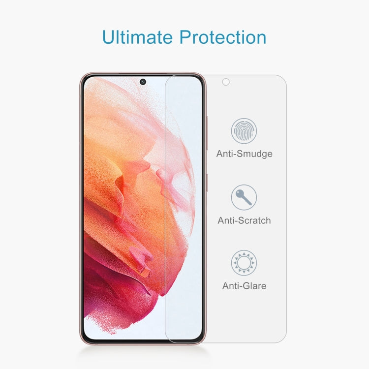 For Samsung Galaxy S21 5G 10pcs 0.26mm 9H 2.5D Tempered Glass Film, Fingerprint Unlocking Is Not Supported - Galaxy S21 5G Tempered Glass by PMC Jewellery | Online Shopping South Africa | PMC Jewellery