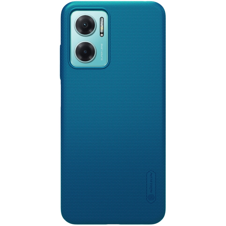 For Xiaomi Redmi Note 11E / Redmi 10 5G NILLKIN Frosted PC Phone Case(Blue) - Xiaomi Cases by NILLKIN | Online Shopping South Africa | PMC Jewellery