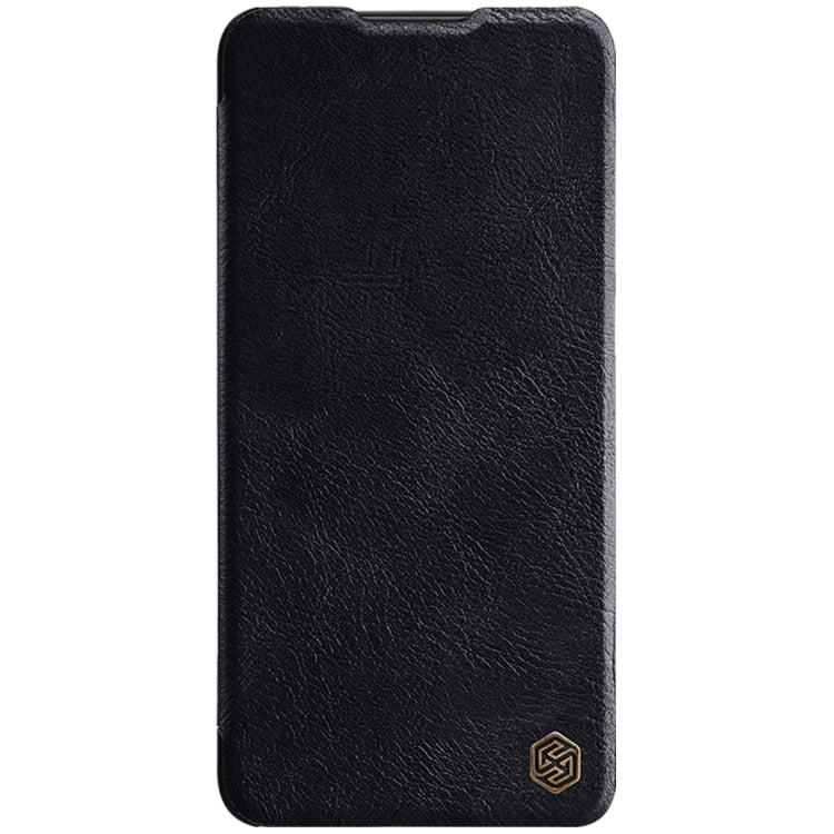 For Xiaomi Redmi K50 / K50 Pro NILLKIN QIN Series Pro Sliding Camera Cover Leather Phone Case(Black) - Xiaomi Cases by NILLKIN | Online Shopping South Africa | PMC Jewellery