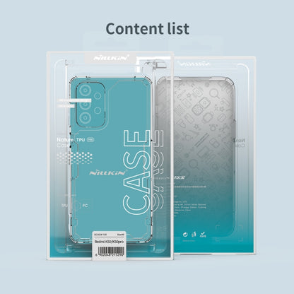 For Xiaomi Redmi K50 / K50 Pro NILLKIN Ultra Clear PC + TPU Phone Case(Blue) - Xiaomi Cases by NILLKIN | Online Shopping South Africa | PMC Jewellery