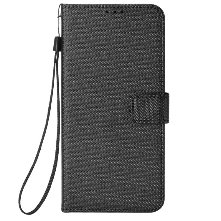 For Blackview A55 Pro Diamond Texture Leather Phone Case(Black) - More Brand by PMC TechLife | Online Shopping South Africa | PMC TechLife | Buy Now Pay Later Mobicred