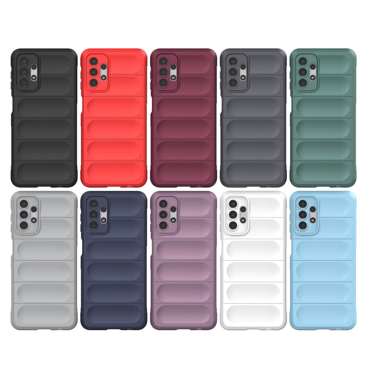 For Samsung Galaxy A13 5G / 4G Magic Shield TPU + Flannel Phone Case(Red) - Galaxy Phone Cases by PMC TechLife | Online Shopping South Africa | PMC TechLife | Buy Now Pay Later Mobicred