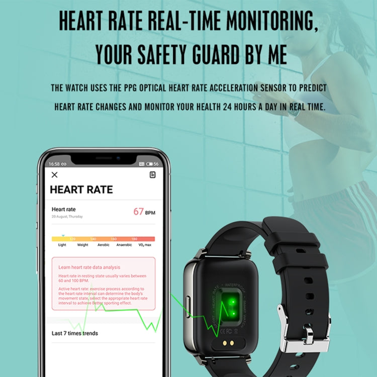 Rogbid Rowatch 2 1.69 inch TFT Screen Smart Watch, Support Blood Pressure Monitoring/Sleep Monitoring(Black) - Smart Watches by Rogbid | Online Shopping South Africa | PMC Jewellery | Buy Now Pay Later Mobicred