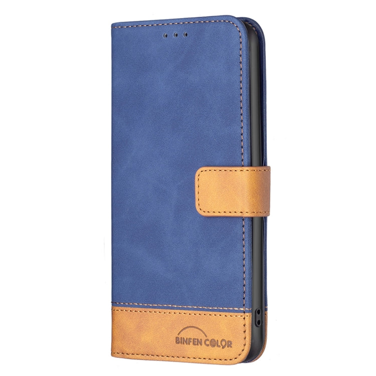 For Samsung Galaxy A53 BF11 Color Matching Skin Feel Leather Phone Case(Blue) - free shipping - PMC TechLife - Order now!
