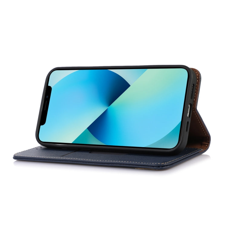 For Xiaomi 12 Lite KHAZNEH Nappa Top Layer Cowhide Leather Phone Case(Blue) - Xiaomi Cases by PMC TechLife | Online Shopping South Africa | PMC TechLife