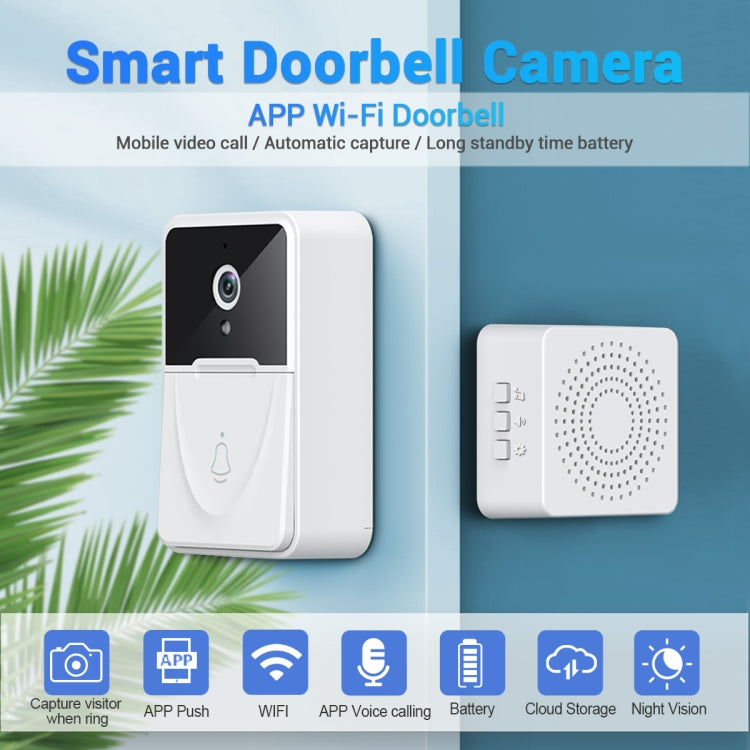 ESCAM X3 Smart Doorbell Camera Support Mobile APP & Two-way Voice & Cloud Storage - Video DoorBell by ESCAM | Online Shopping South Africa | PMC Jewellery | Buy Now Pay Later Mobicred