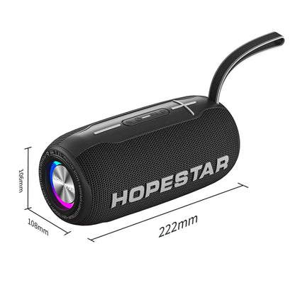 HOPESTAR H49 RGB Light TWS Waterproof Wireless Bluetooth Speaker(Grey) - Waterproof Speaker by HOPESTAR | Online Shopping South Africa | PMC Jewellery | Buy Now Pay Later Mobicred