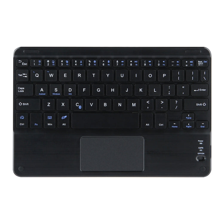 For Lenovo Tab M10 HD Gen 2 Touchpad Bluetooth Keyboard Leather Tablet Case(Black) - Lenovo Keyboard by PMC Jewellery | Online Shopping South Africa | PMC Jewellery