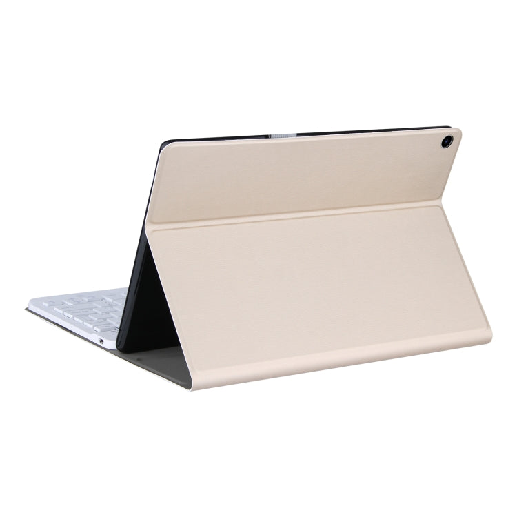 For Lenovo Tab M10 HD Gen 2 Bluetooth Keyboard Leather Tablet Case(Gold) - free shipping - PMC TechLife - Order now!