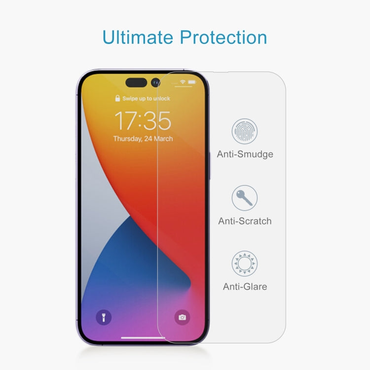 For iPhone 14 Pro Max 10pcs 0.26mm 9H 2.5D Tempered Glass Film - iPhone 14 Pro Max Tempered Glass by PMC TechLife | Online Shopping South Africa | PMC TechLife