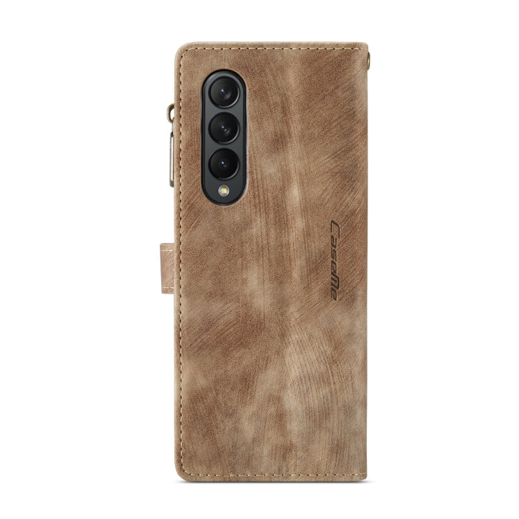 For Samsung Galaxy Z Fold3 5G CaseMe C30 Multifunctional Phone Leather Phone Case(Brown) - free shipping - PMC TechLife - Order now!