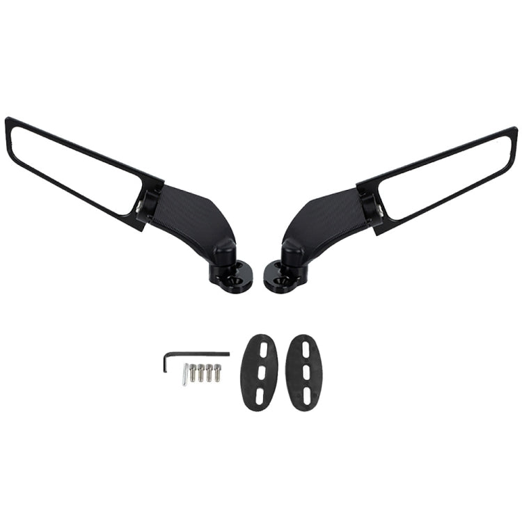 1 Pair Motorcycle Modified Rearview Mirrors Wind Wing Adjustable Rotating Side Mirrors - Side Mirrors by PMC TechLife | Online Shopping South Africa | PMC TechLife