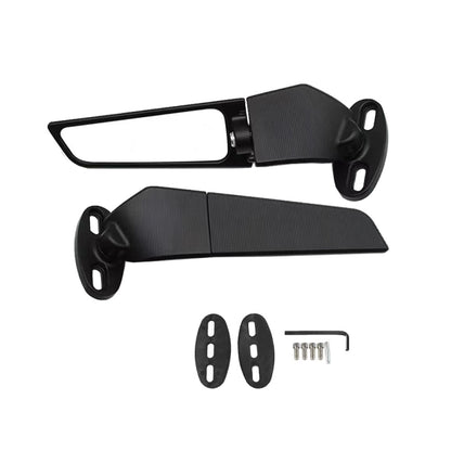 1 Pair Motorcycle Modified Rearview Mirrors Wind Wing Adjustable Rotating Side Mirrors - Side Mirrors by PMC Jewellery | Online Shopping South Africa | PMC Jewellery