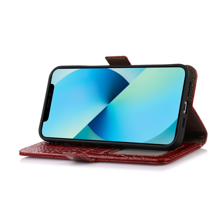 For Xiaomi 12S Ultra Crocodile Top Layer Cowhide Leather Phone Case(Red) - Xiaomi Cases by PMC TechLife | Online Shopping South Africa | PMC TechLife