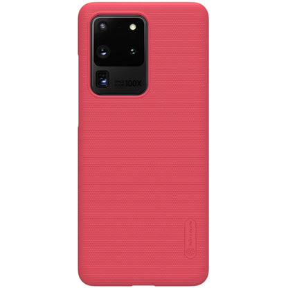 For Galaxy S20 Ultra / S20 Ultra 5G NILLKIN Frosted Concave-convex Texture PC Case(Red) - Galaxy Phone Cases by NILLKIN | Online Shopping South Africa | PMC Jewellery