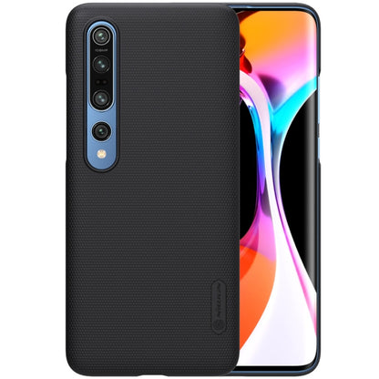 For Xiaomi Mi 10 5G / Mi 10 Pro 5G NILLKIN Frosted Concave-convex Texture PC Case(Black) - Xiaomi Cases by NILLKIN | Online Shopping South Africa | PMC Jewellery