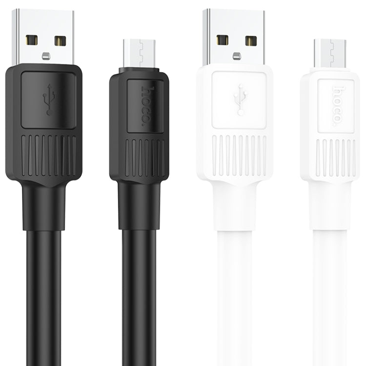 hoco X84 2.4A USB to Micro USB Solid Charging Data Cable，Length：1m(Black) - Micro USB Cable by hoco | Online Shopping South Africa | PMC Jewellery