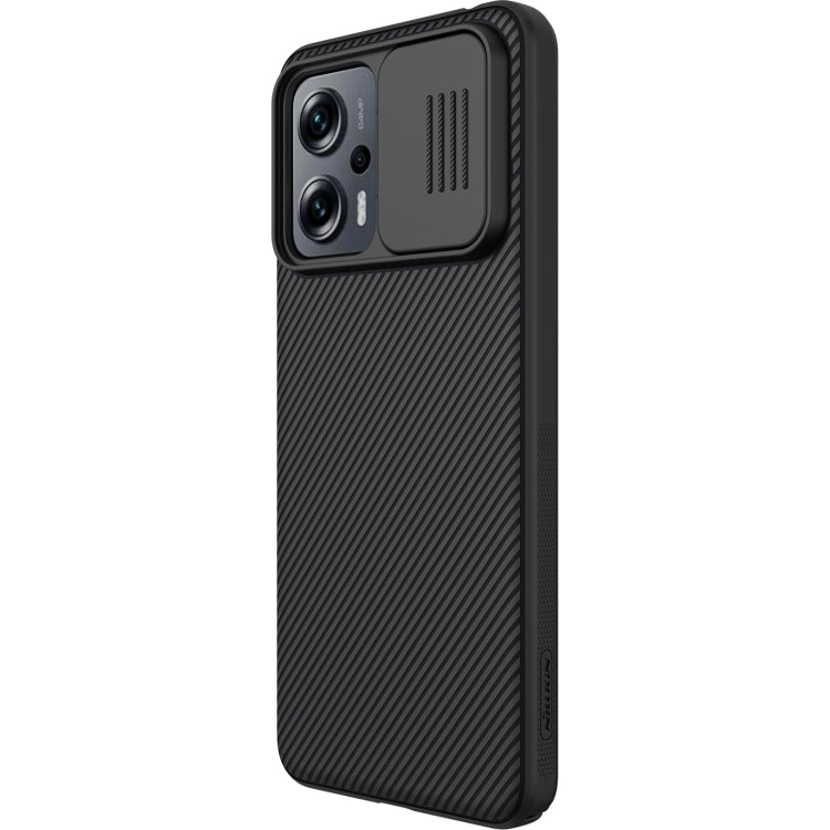 For Xiaomi Redmi Note 11T Pro/11T Pro+ 5G/Poco X4 GT 5G NILLKIN Black Mirror Series Camshield PC Phone Case(Black) - Xiaomi Cases by NILLKIN | Online Shopping South Africa | PMC Jewellery