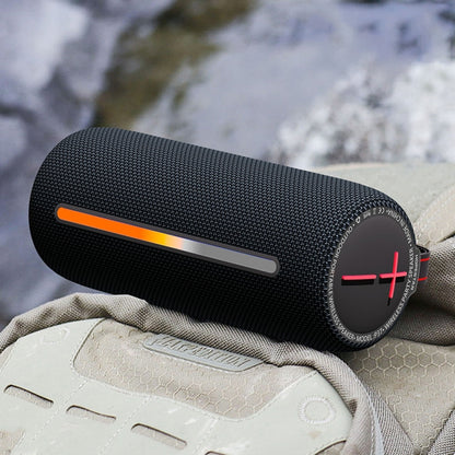 HOPESTAR P37 Outdoor Portable RGB Light Waterproof Wireless Bluetooth Speaker(Black) - Waterproof Speaker by HOPESTAR | Online Shopping South Africa | PMC Jewellery | Buy Now Pay Later Mobicred