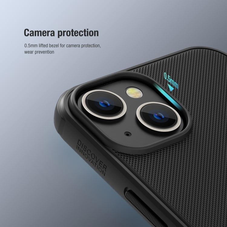 For iPhone 14 Plus NILLKIN Frosted Shield Pro PC + TPU Phone Case (Black) - iPhone 14 Plus Cases by NILLKIN | Online Shopping South Africa | PMC TechLife