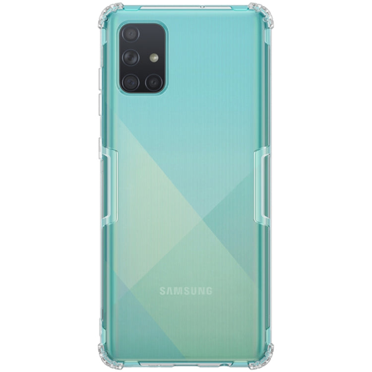 For Galaxy A71 NILLKIN Shockproof TPU Transparent Soft Case(Gray) - Galaxy Phone Cases by NILLKIN | Online Shopping South Africa | PMC Jewellery