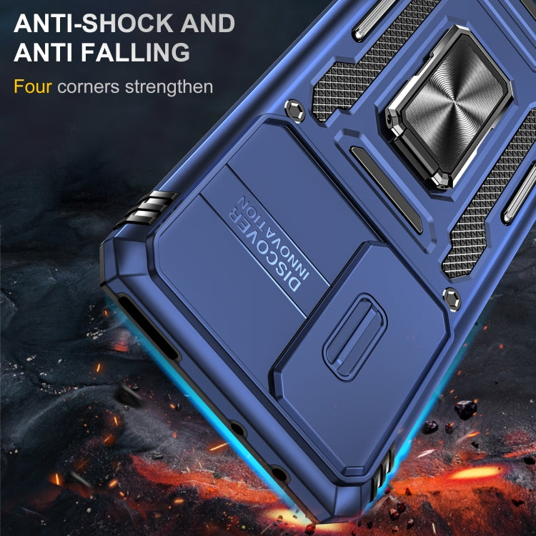 For Xiaomi 12 Pro Armor PC + TPU Camera Shield Phone Case(Navy Blue) - free shipping - PMC TechLife - Order now!