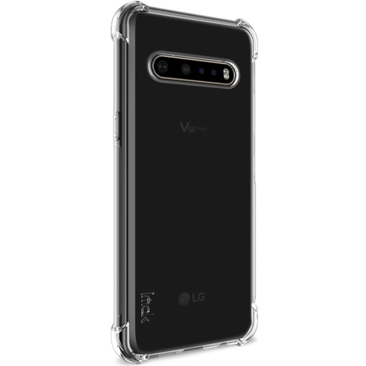 For LG V60 ThinQ 5G IMAK All-inclusive Shockproof Airbag TPU Protective Case, with Screen Protector(Transparent) - LG by imak | Online Shopping South Africa | PMC TechLife