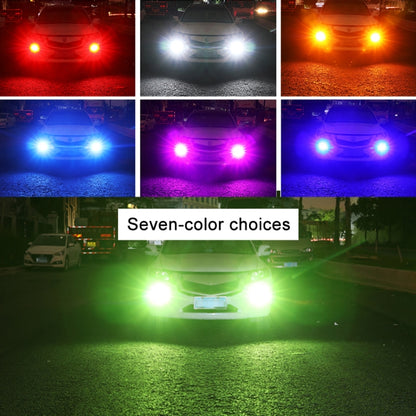 1 Pair H11 12V 7W Strobe Car LED Fog Light(Orange Light) - Fog / Driving Lights by PMC Jewellery | Online Shopping South Africa | PMC Jewellery