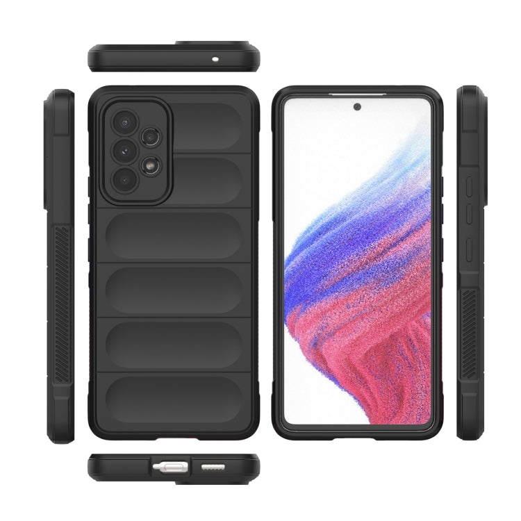 For Samsung Galaxy A53 Magic Shield TPU + Flannel Phone Case(Dark Blue) - free shipping - PMC TechLife - Order now!