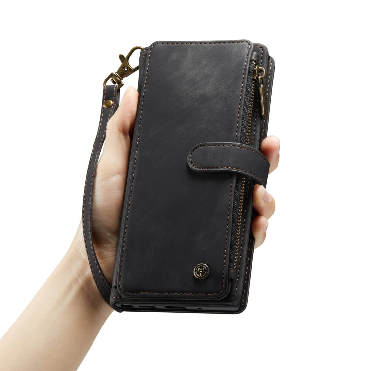 For iPhone 14 Pro Max CaseMe C30 Multifunctional Phone Leather Case (Black) - iPhone 14 Pro Max Cases by CaseMe | Online Shopping South Africa | PMC TechLife | Buy Now Pay Later Mobicred