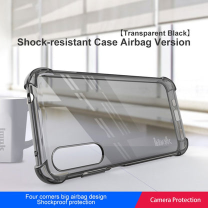 For HTC Desire 22 Pro 5G imak All-inclusive Shockproof Airbag TPU Case (Transparent Black) - HTC by imak | Online Shopping South Africa | PMC Jewellery