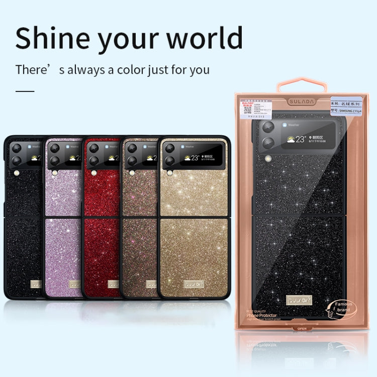 For Samsung Galaxy Z Flip4 SULADA Shockproof TPU + Handmade Leather Phone Case(Colorful) - Galaxy Z Flip4 5G Cases by SULADA | Online Shopping South Africa | PMC Jewellery