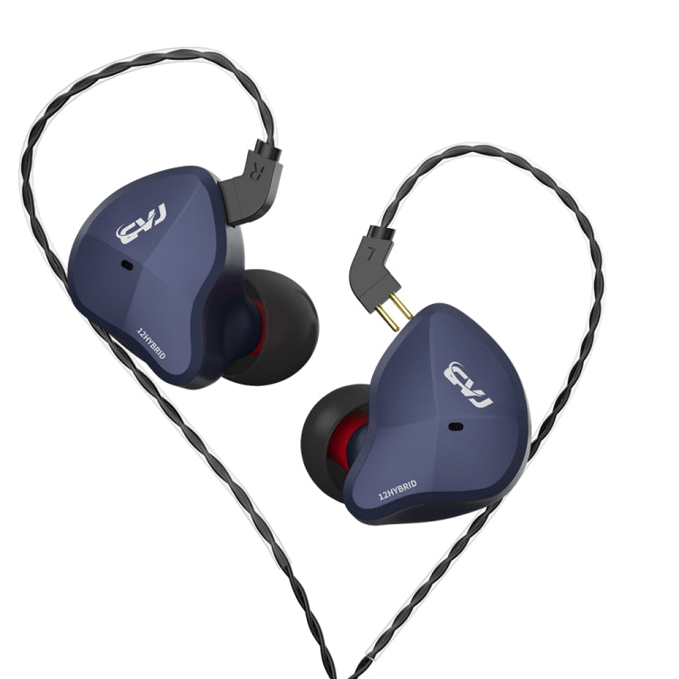 CVJ-CSN In-Ear Dual Magnetic Circuit Dynamic HIFI Wired Earphone, Style:Without Mic(Blue) - free shipping - PMC TechLife - Order now!