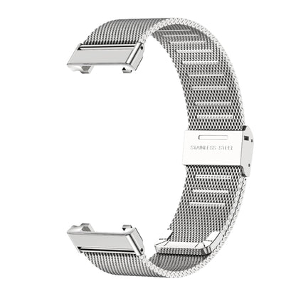 For Xiaomi Mi Band 7 Pro Mijobs Milan Buckle Stainless Steel Watch Band(Silver) - Watch Bands by MIJOBS | Online Shopping South Africa | PMC Jewellery | Buy Now Pay Later Mobicred