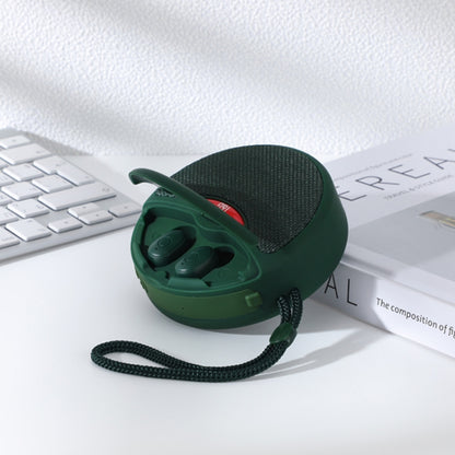 T&G TG808 2 in 1 Mini Wireless Bluetooth Speaker Wireless Headphones(Green) - Mini Speaker by T&G | Online Shopping South Africa | PMC Jewellery