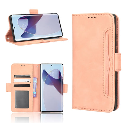 For Motorola Moto X30 Pro 5G / Edge 30 Ultra Skin Feel Calf Texture Card Slots Leather Phone Case(Pink) - Motorola Cases by PMC Jewellery | Online Shopping South Africa | PMC Jewellery