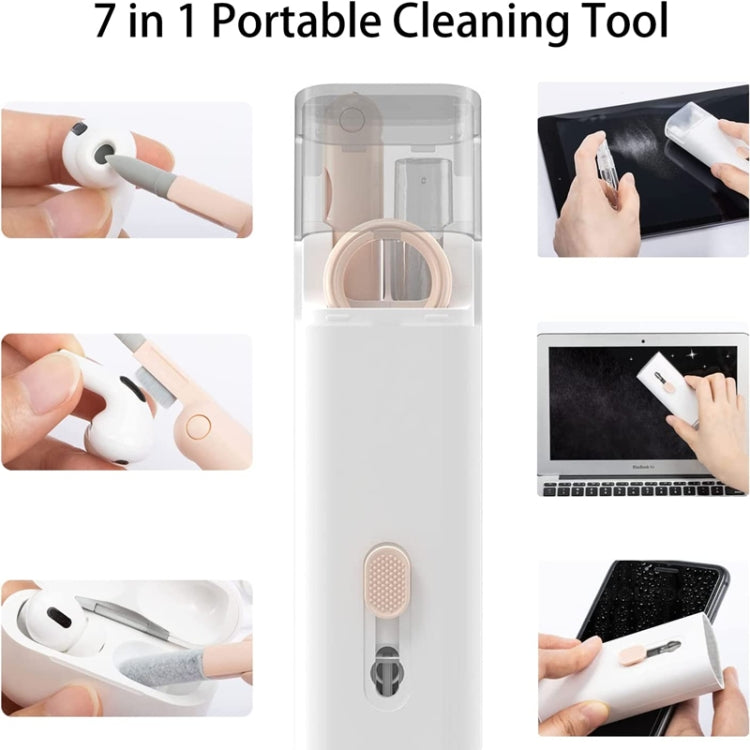 Q6E 7 in 1 Bluetooth Headphhone Computer Keyboard Cleaning Tools Set(Blue) - Other Accessories by PMC TechLife | Online Shopping South Africa | PMC TechLife