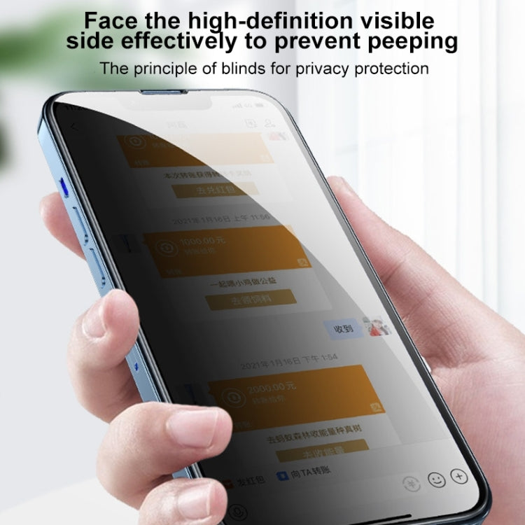 For iPhone 12 Pro Max WEKOME 9D Curved Privacy Tempered Glass Film - iPhone 12 Pro Max Tempered Glass by WK | Online Shopping South Africa | PMC TechLife