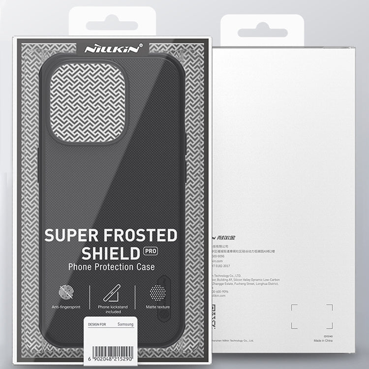 For iPhone 14 Pro NILLKIN Frosted Shield Pro Magsafe Phone Case(Black) - iPhone 14 Pro Cases by NILLKIN | Online Shopping South Africa | PMC Jewellery