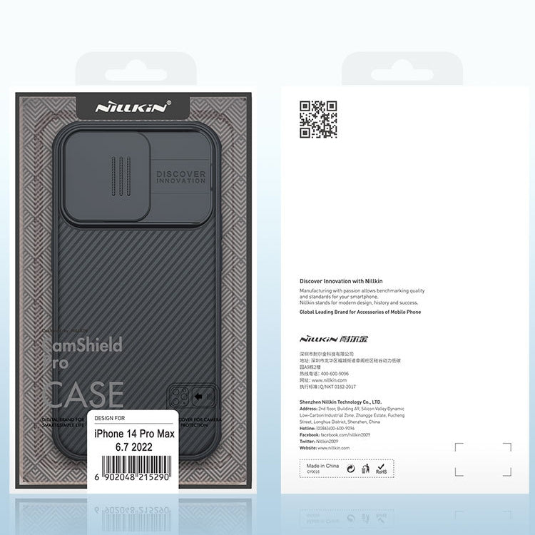 For iPhone 14 Pro NILLKIN CamShield Pro Protective Phone Case(Green) - free shipping - PMC TechLife - Order now!