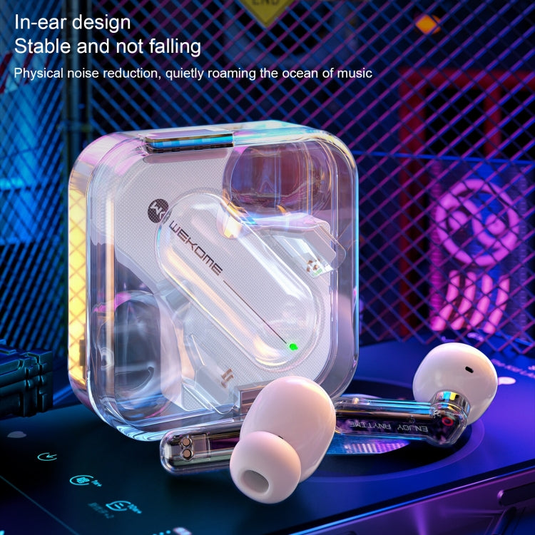 WEKOME V51 Vanguard Series Transparent Wireless Bluetooth Earphone(White) - Bluetooth Earphone by WK | Online Shopping South Africa | PMC Jewellery