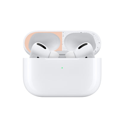 For Apple AirPods Pro 2 Wireless Earphone Protective Case Metal Sticker(Green) - Protective Sticker by PMC Jewellery | Online Shopping South Africa | PMC Jewellery