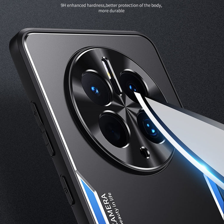 For Huawei Mate 50 Pro Blade Series TPU + Titanium Alloy Phone Case(Black Red) - free shipping - PMC TechLife - Order now!