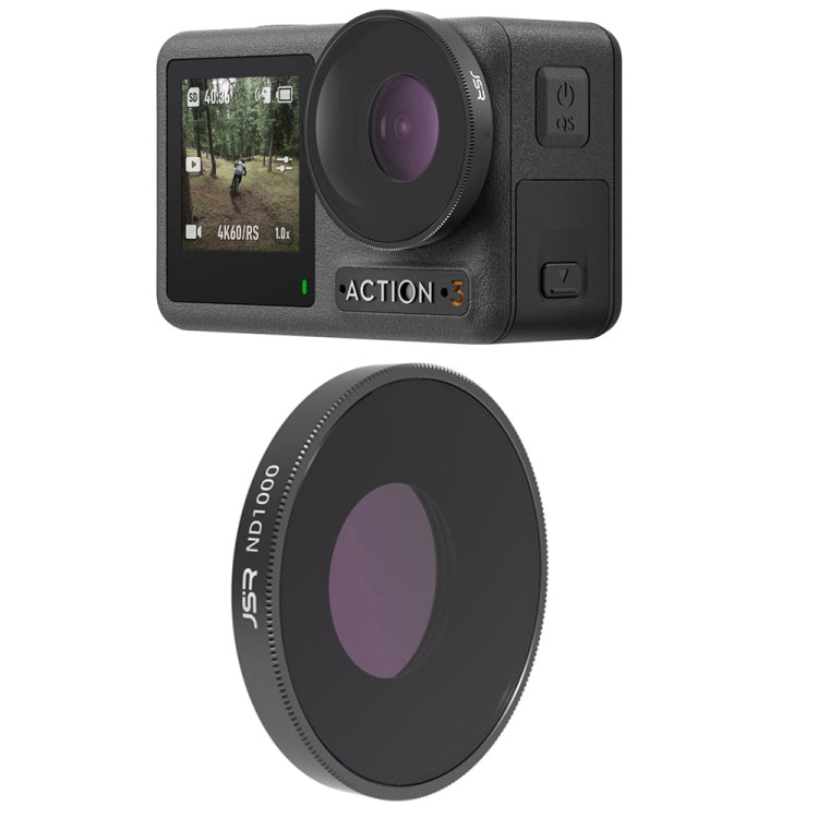 JSR LS ND1000 Lens Filter For DJI Osmo Action 3 -  by PMC TechLife | Online Shopping South Africa | PMC TechLife