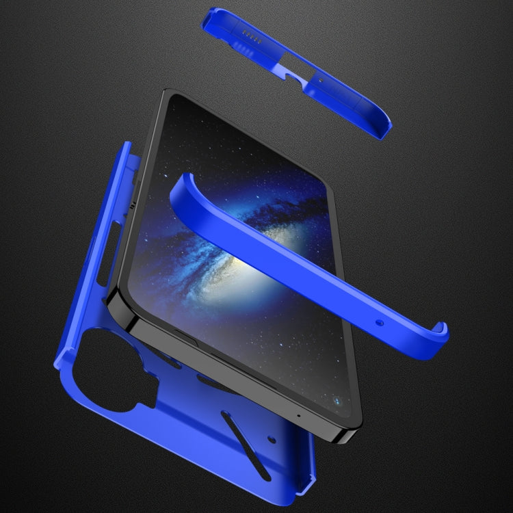 For Nothing Phone 1 GKK Three Stage Splicing Full Coverage PC Phone Case(Blue) - Nothing Cases by GKK | Online Shopping South Africa | PMC TechLife | Buy Now Pay Later Mobicred