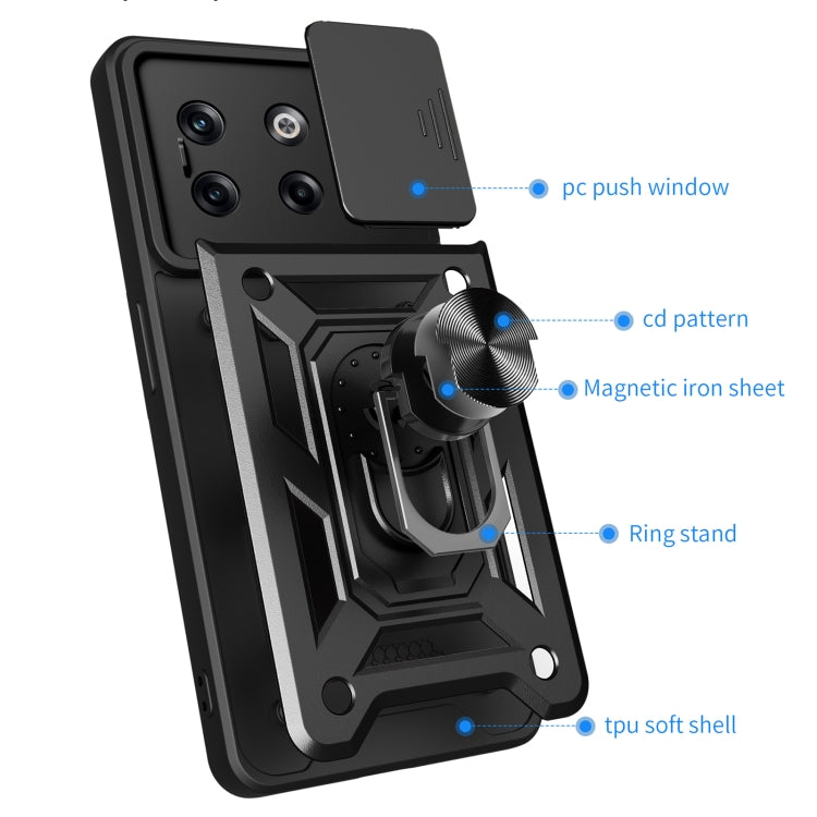 For OnePlus 10T Sliding Camera Cover Design TPU+PC Phone Case(Red) - free shipping - PMC TechLife - Order now!