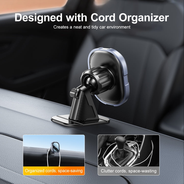 JOYROOM JR-ZS311 Super Stable Dashboard Magnetic Phone Car Mount(Space Grey) - Car Holders by JOYROOM | Online Shopping South Africa | PMC Jewellery