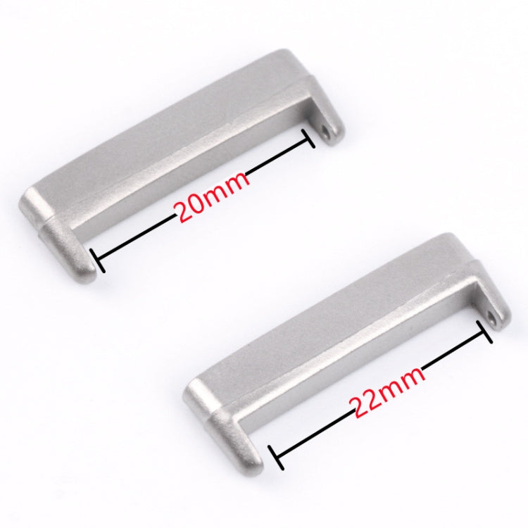 For Fitbit Versa 4 / Sense 2 1 Pair Universal Metal Watch Band Connectors(Gold) -  by PMC TechLife | Online Shopping South Africa | PMC TechLife